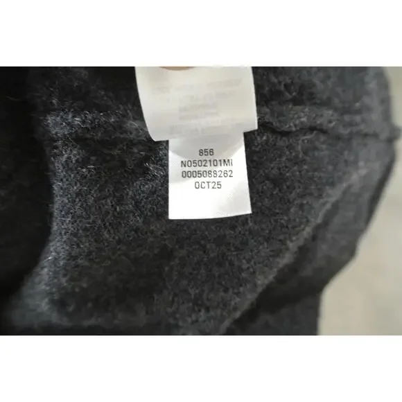 NEW, Nordstrom belted long cashmere robe in Charcoal Size XL #S8217